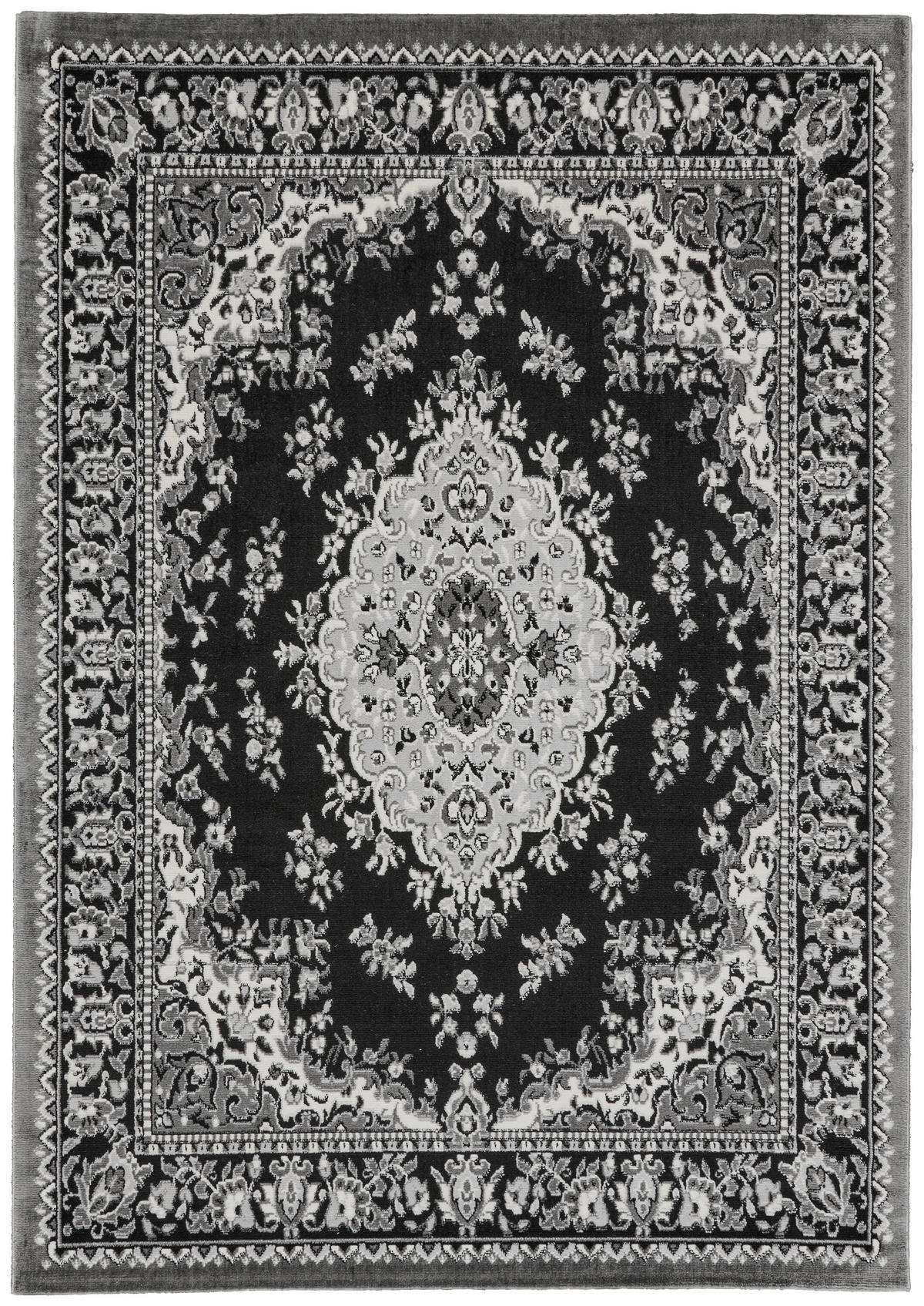 Webteppich Manila schwarz B/L: ca. 200x280 cm Manila - schwarz (200,00/280,00cm)