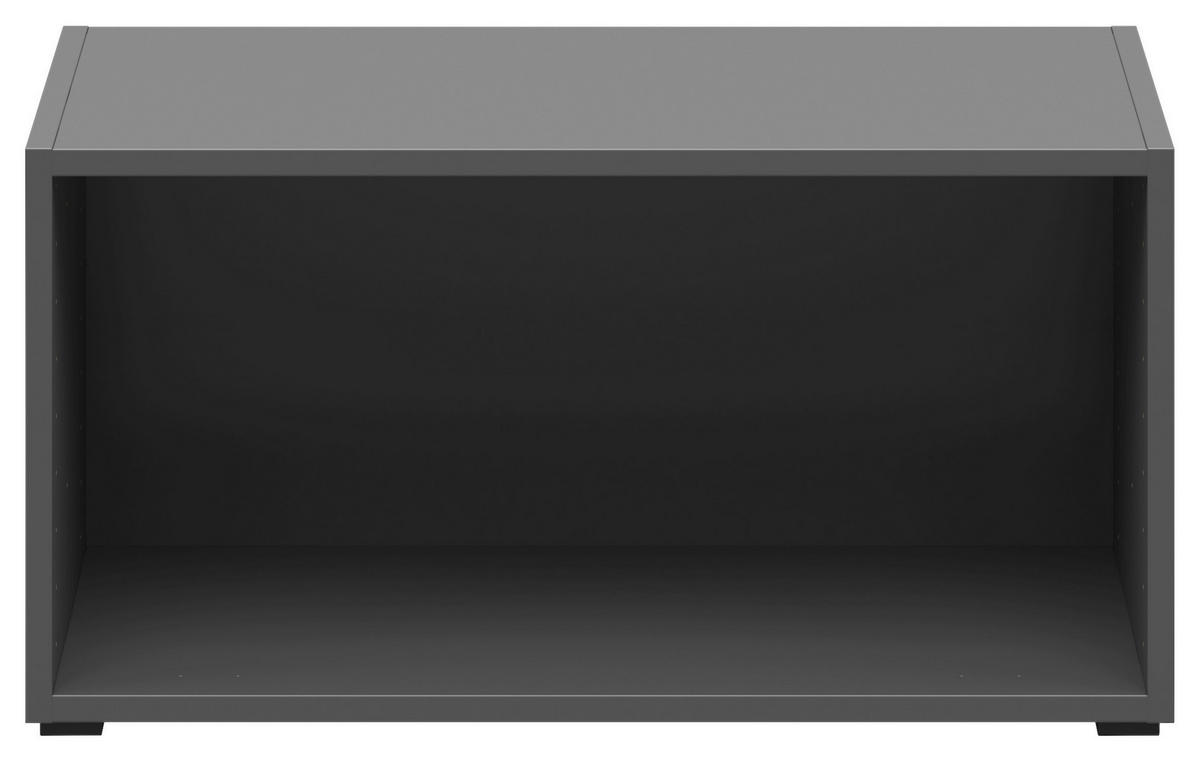 Regal System 64 anthrazit matt B/H/T: ca. 64x32x33 cm System 64 - anthrazit (64,00/32,00/33,00cm)