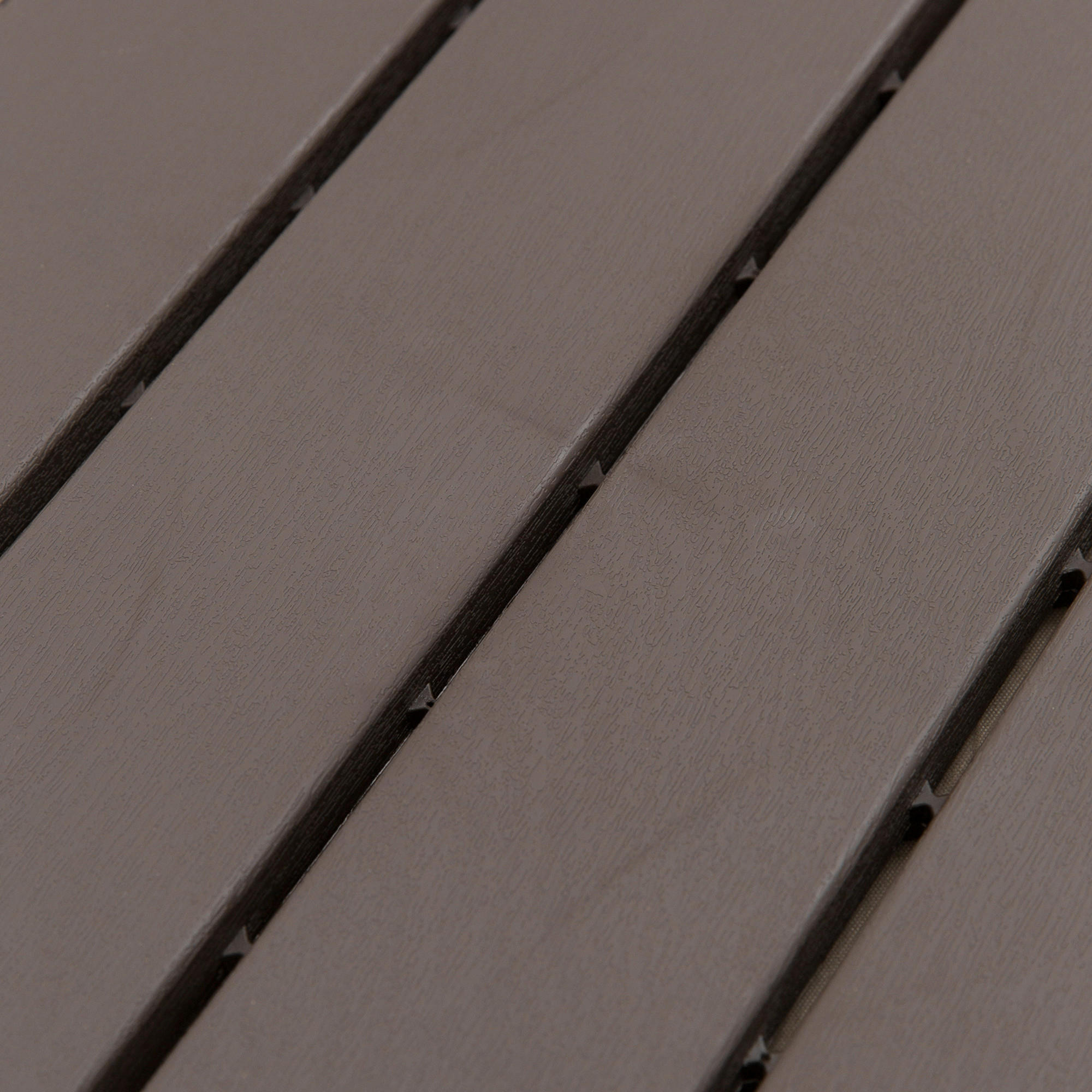 Outsunny Terrassenfliese braun B/L: ca. 30x30 cm Terrassenfliese - braun (30,00/30,00/2,00cm) - Outsunny