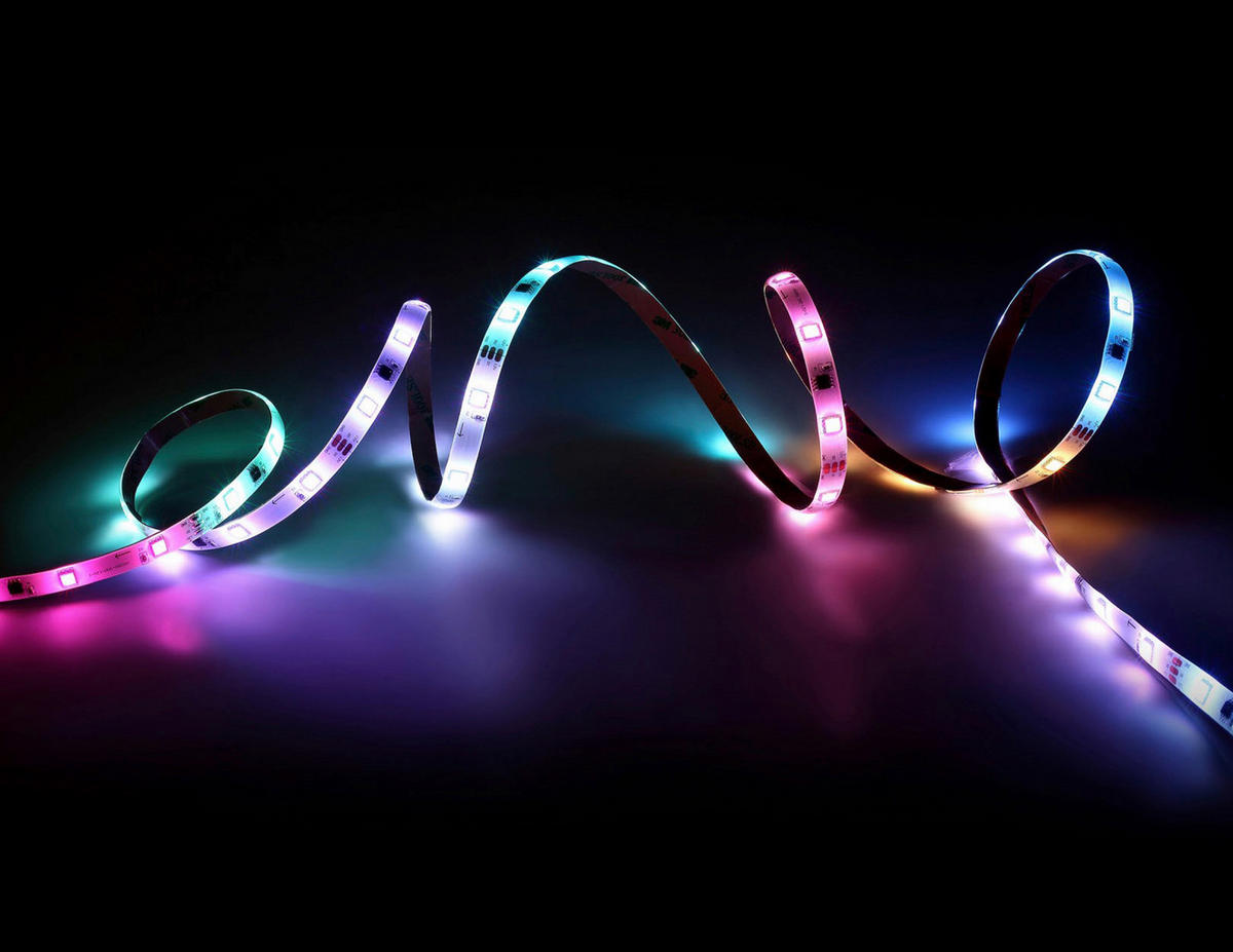 Blulaxa LED-RGB-Lichtband B/L: ca. 500x200 cm LED-RGB-Lichtband 2x5m - (500,00/200,00cm) - Blulaxa