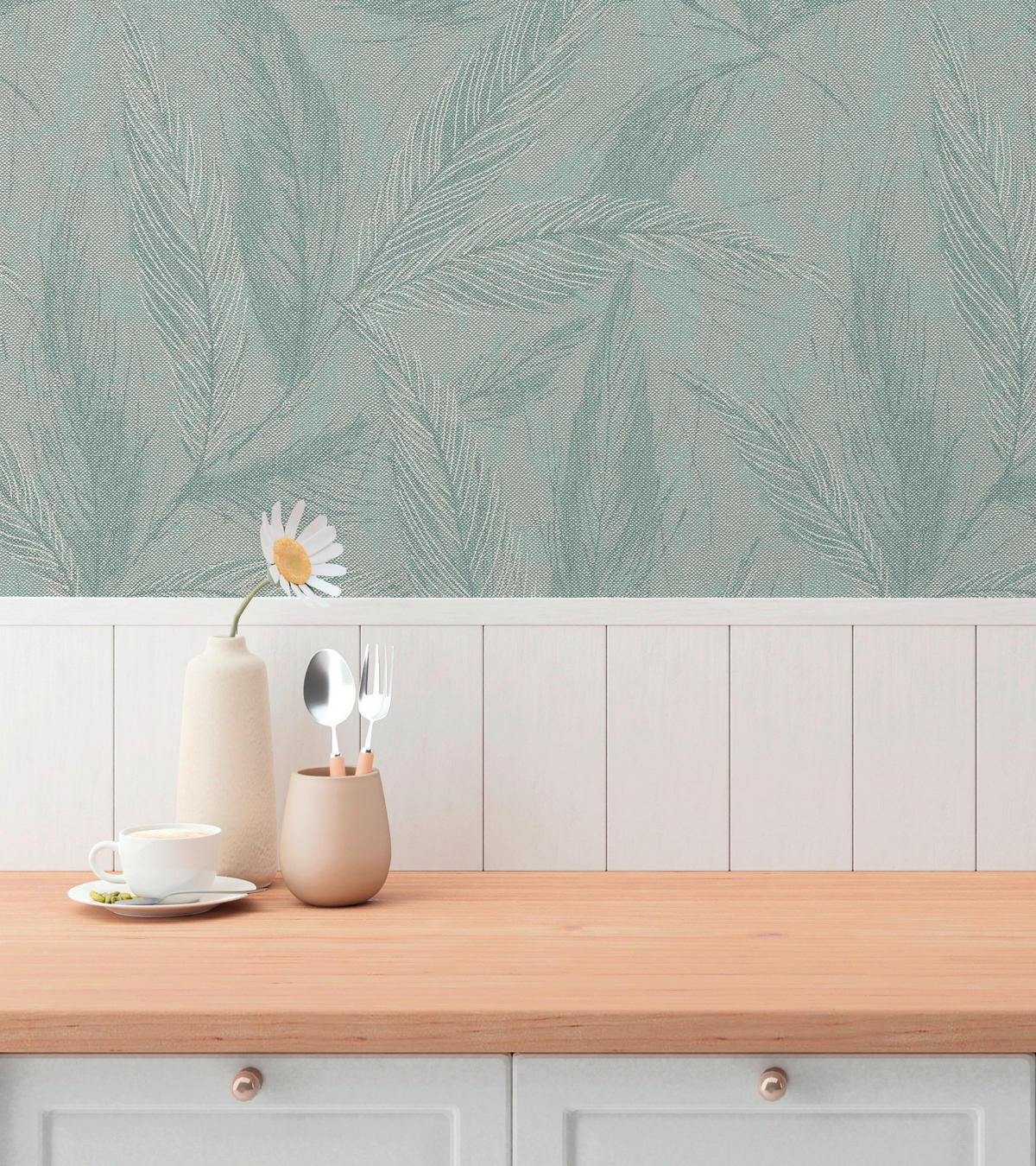 A.S.Création Vliestapete grün B/H/D: ca. 53x1005x9,3 cm Vliestapete - grün (9,30/1005,00cm) - A.S.Creation