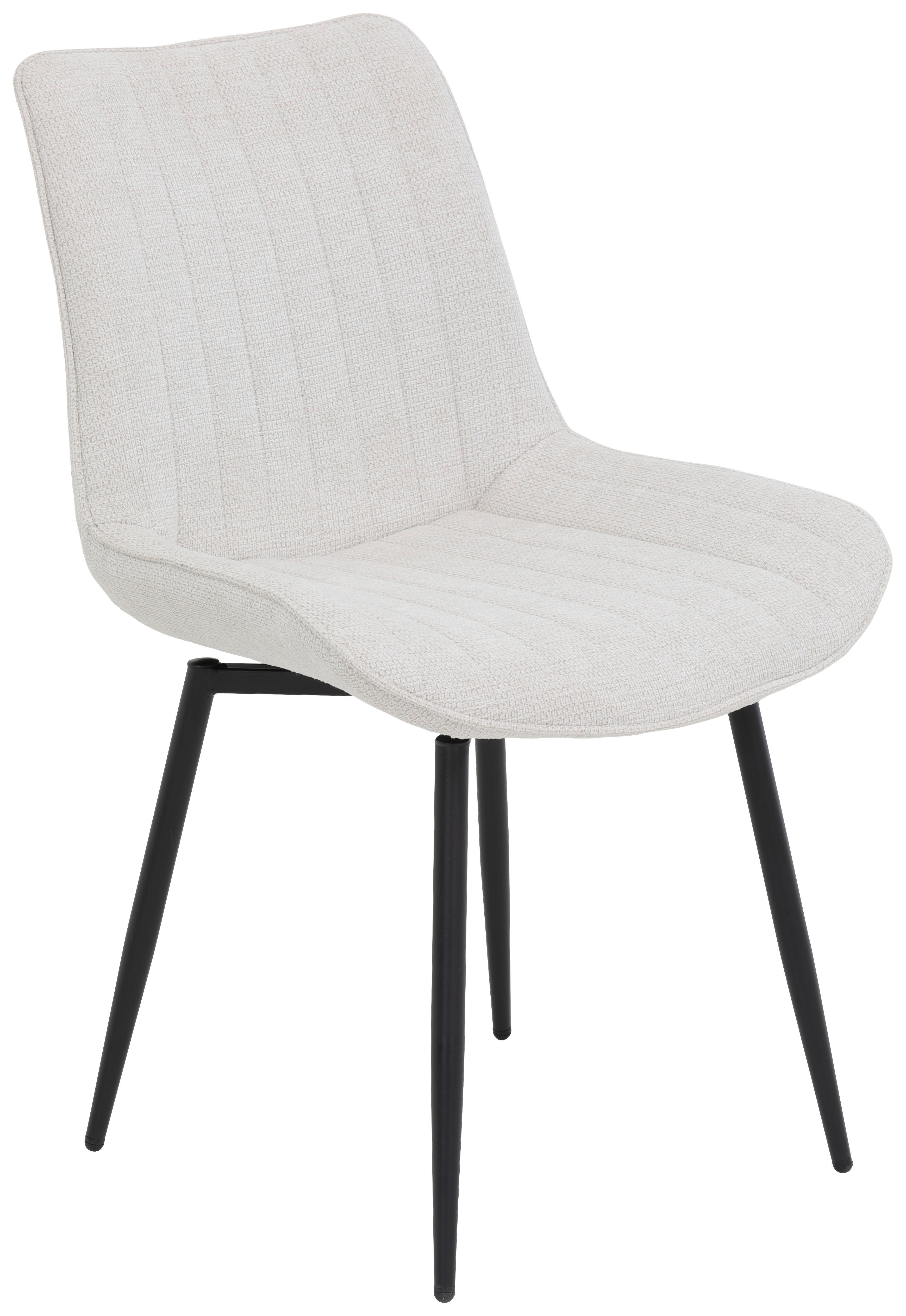 Stuhl Newport, 4er-Set beige Microfaser Webstoff B/H/T: ca. 54x85x63 cm Newport, 4er-Set - beige (54,00/85,00/63,00cm) - Hela