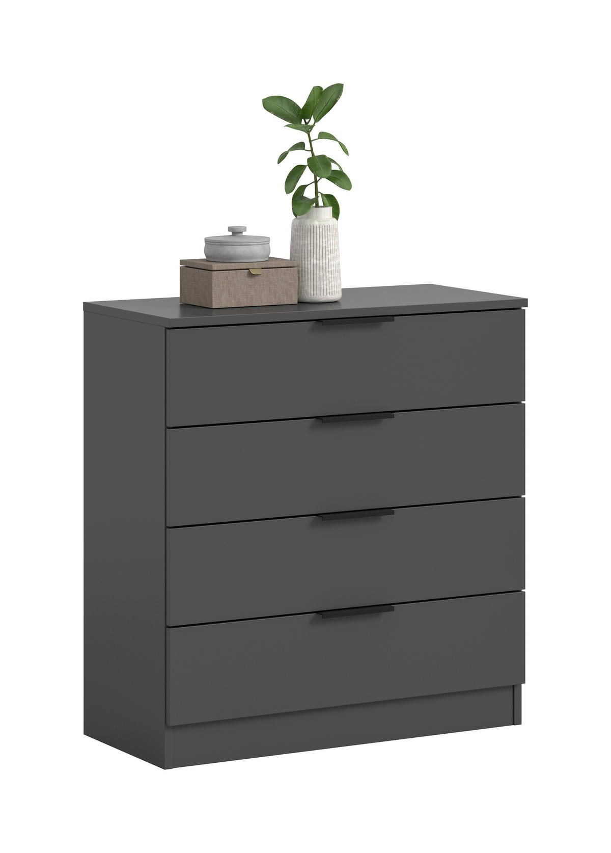 Kommode KOPENHAGEN anthrazit B/H/T: ca. 74x79x35 cm KOPENHAGEN - anthrazit (74,00/79,00/35,00cm) - xonox.home