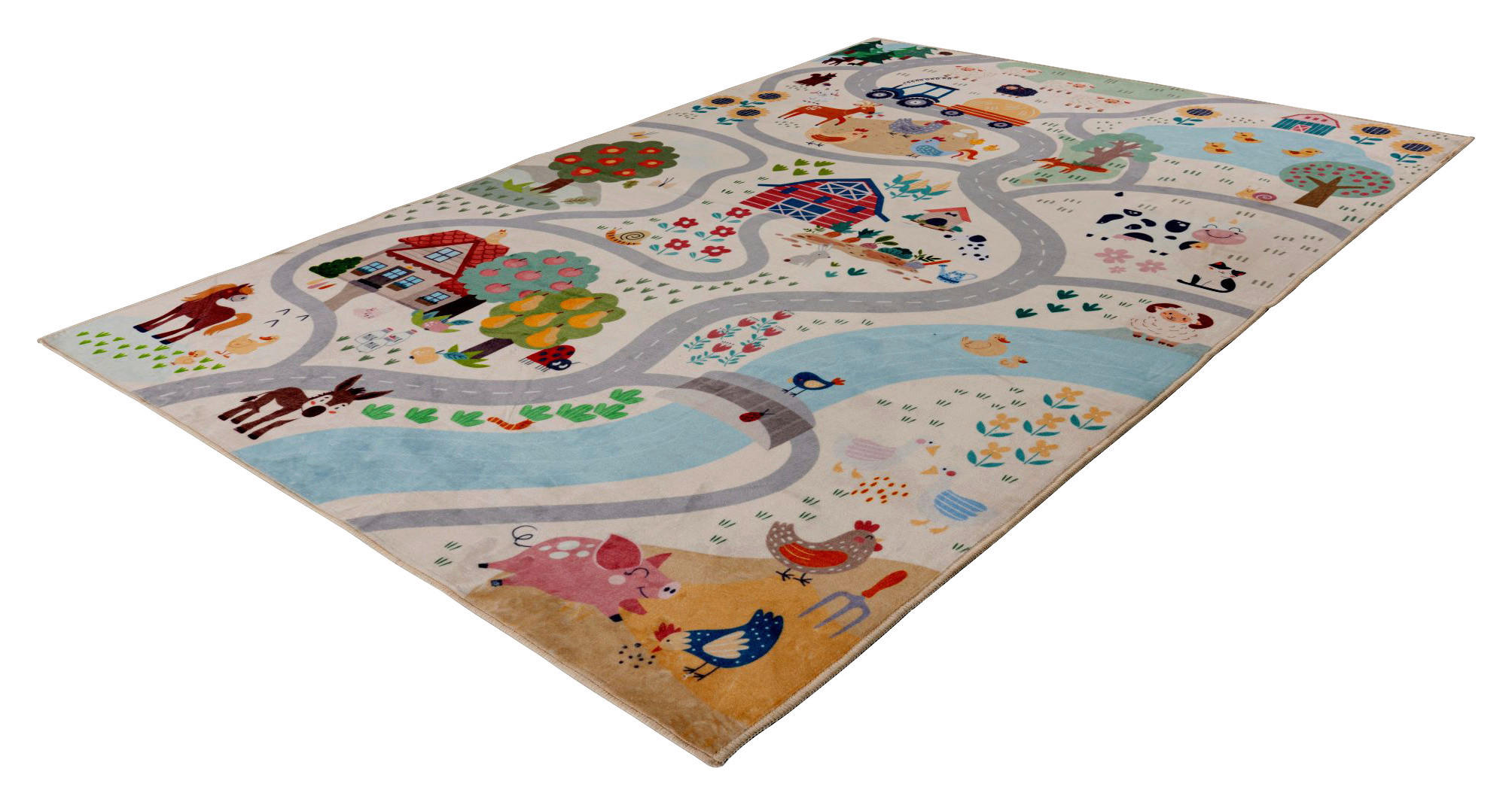 Obsession Teppich Magic Kids ML mehrfarbig B/H/L: ca. 115x11,5x160 cm Magic Kids ML - mehrfarbig (160,00/115,00/11,50cm) - Obsession