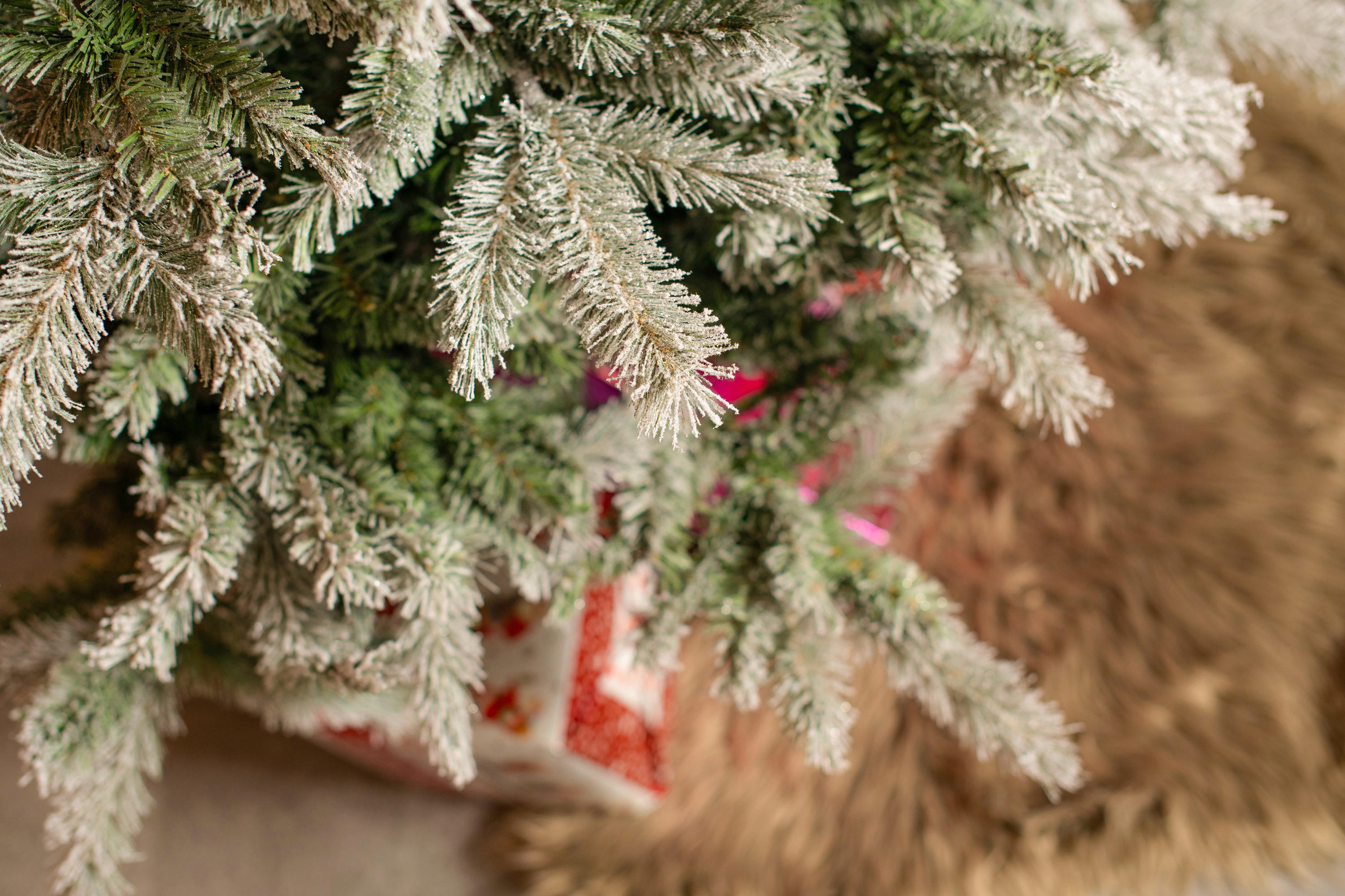Evergreen Weihnachtsbaum Fichte Frost grün PVC H/D: ca. 180x117 cm Fichte Frost - grün (117,00/180,00cm) - Evergreen