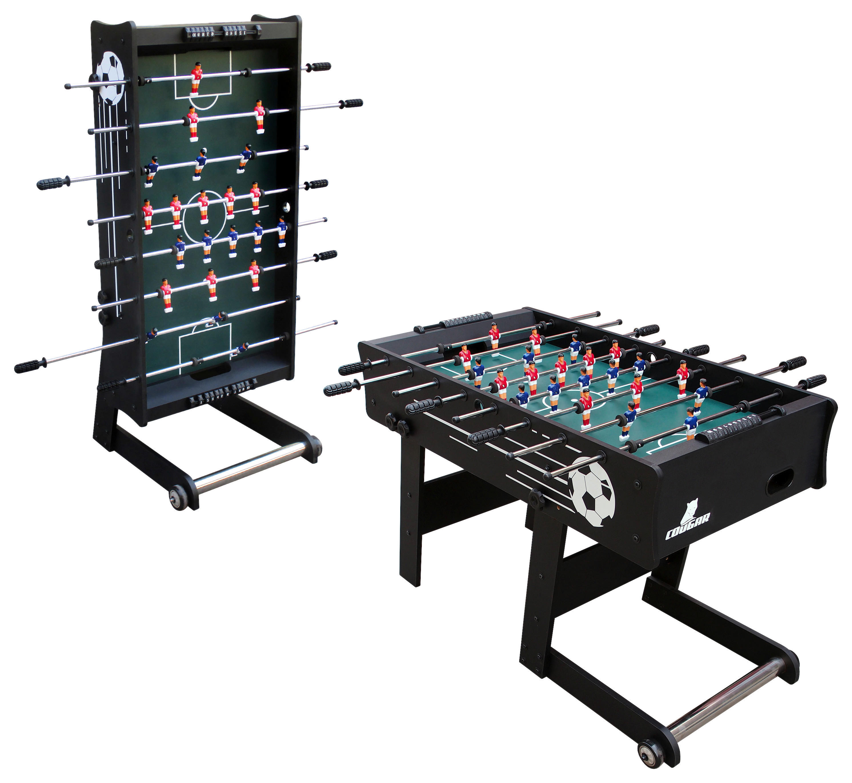 Cougar Kickertisch Scorpion Kick B/H/L: ca. 61x80x122 cm Scorpion Kick - schwarz (122,00/61,00/80,00cm) - Cougar