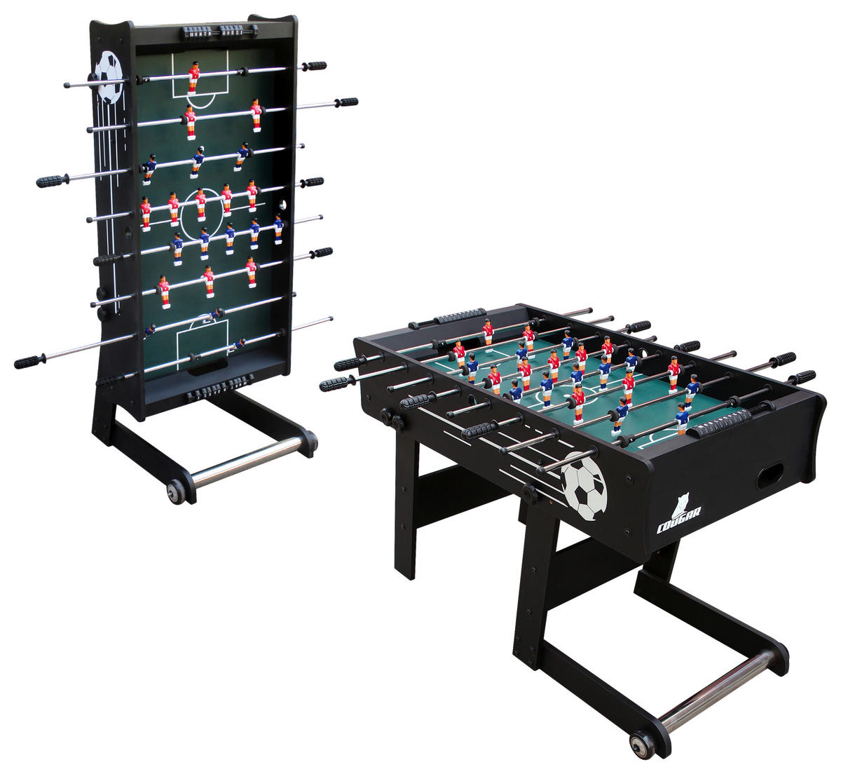 Cougar Kickertisch Scorpion Kick B/H/L: ca. 61x80x122 cm Scorpion Kick - schwarz (122,00/61,00/80,00cm) - Cougar