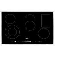 beko Glaskeramikkochfeld HIC85502 schwarz Glas Edelstahl B/H/T: ca. 77x5,5x51 cm HIC85502 - schwarz/Edelstahl (77,00/5,50/51,00cm) - Beko