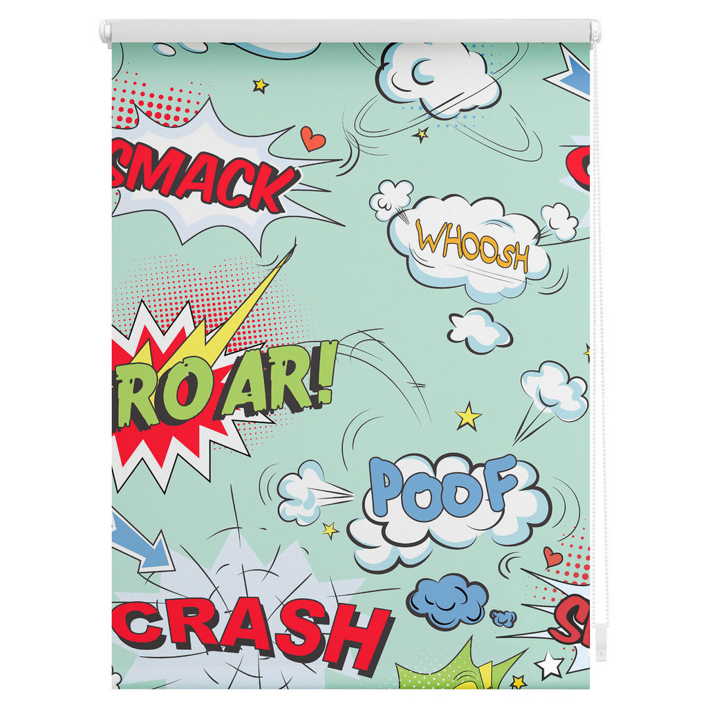 Thumbnail - LICHTBLICK Rollo Crash bunt B/L: ca. 100x150 cm