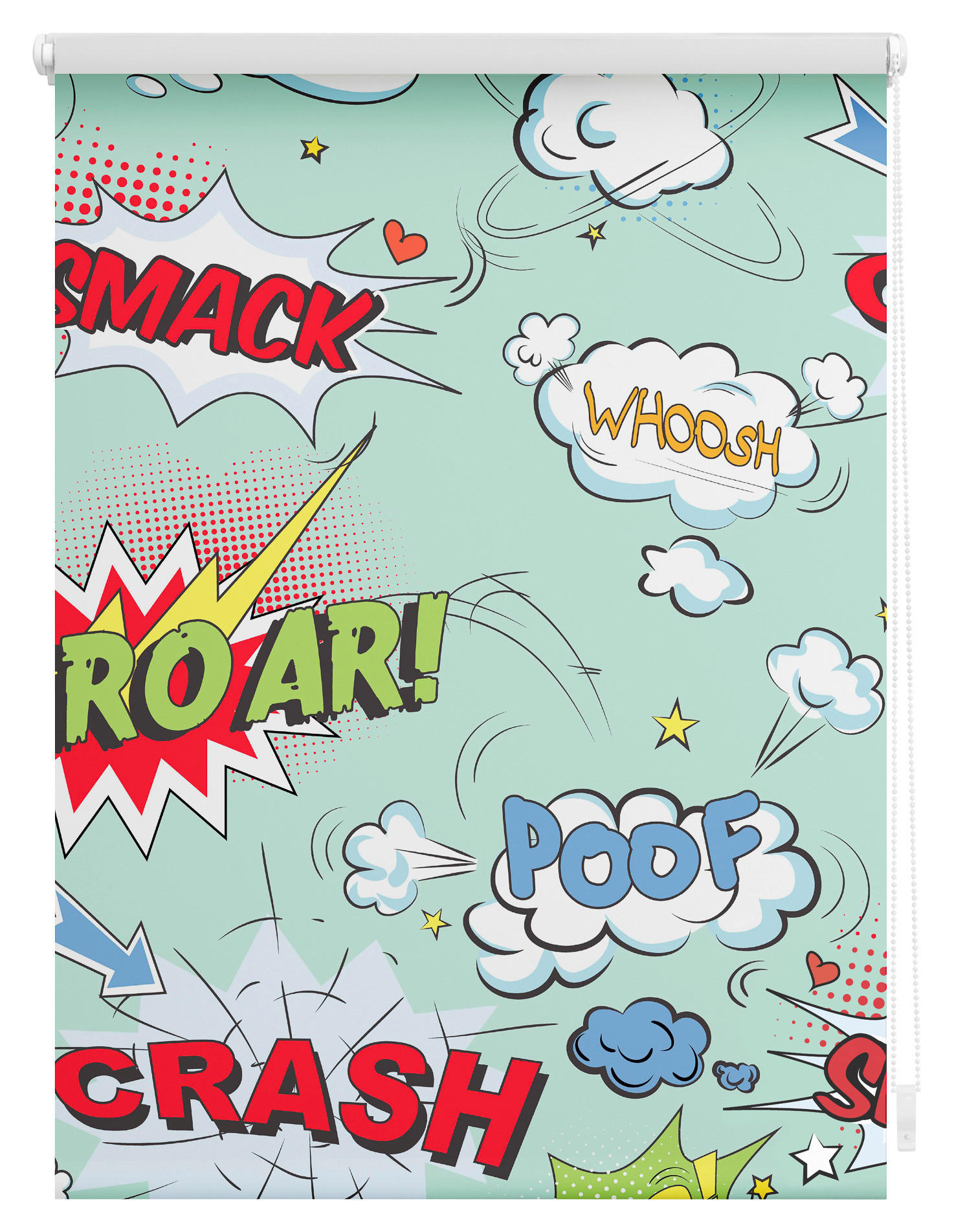 Thumbnail - LICHTBLICK Rollo Crash bunt B/L: ca. 120x150 cm