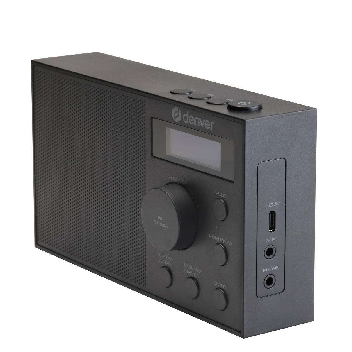 Denver DAB+ Radio DAB-51B schwarz DAB-51B - schwarz (18,00/10,00/5,00cm) - Denver