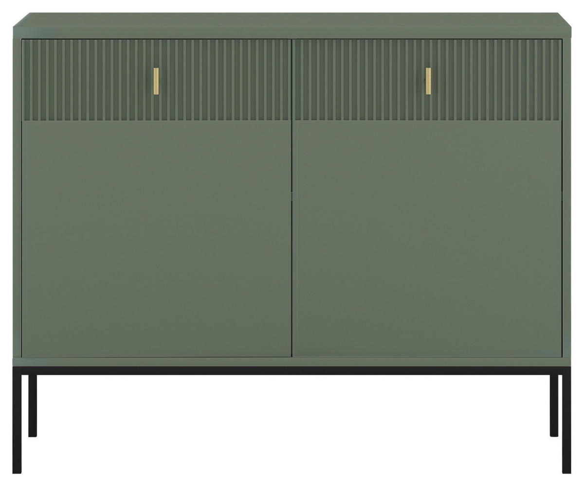 Kommode MAGGIORE grün dunkel B/H/T: ca. 104,2x82,5x39 cm MAGGIORE - grün (104,20/82,50/39,00cm) - WIPMEB