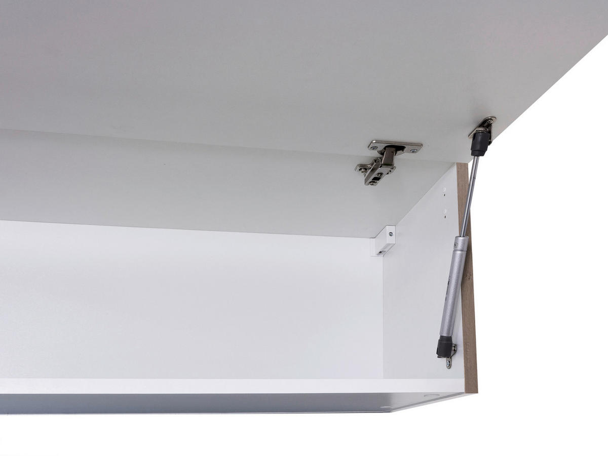 Hängeschrank Elva anthrazit strukturiert B/H/T: ca. 100x32x32 cm Elva - Eiche/anthrazit (100,00/32,00/32,00cm) - Flex-Well