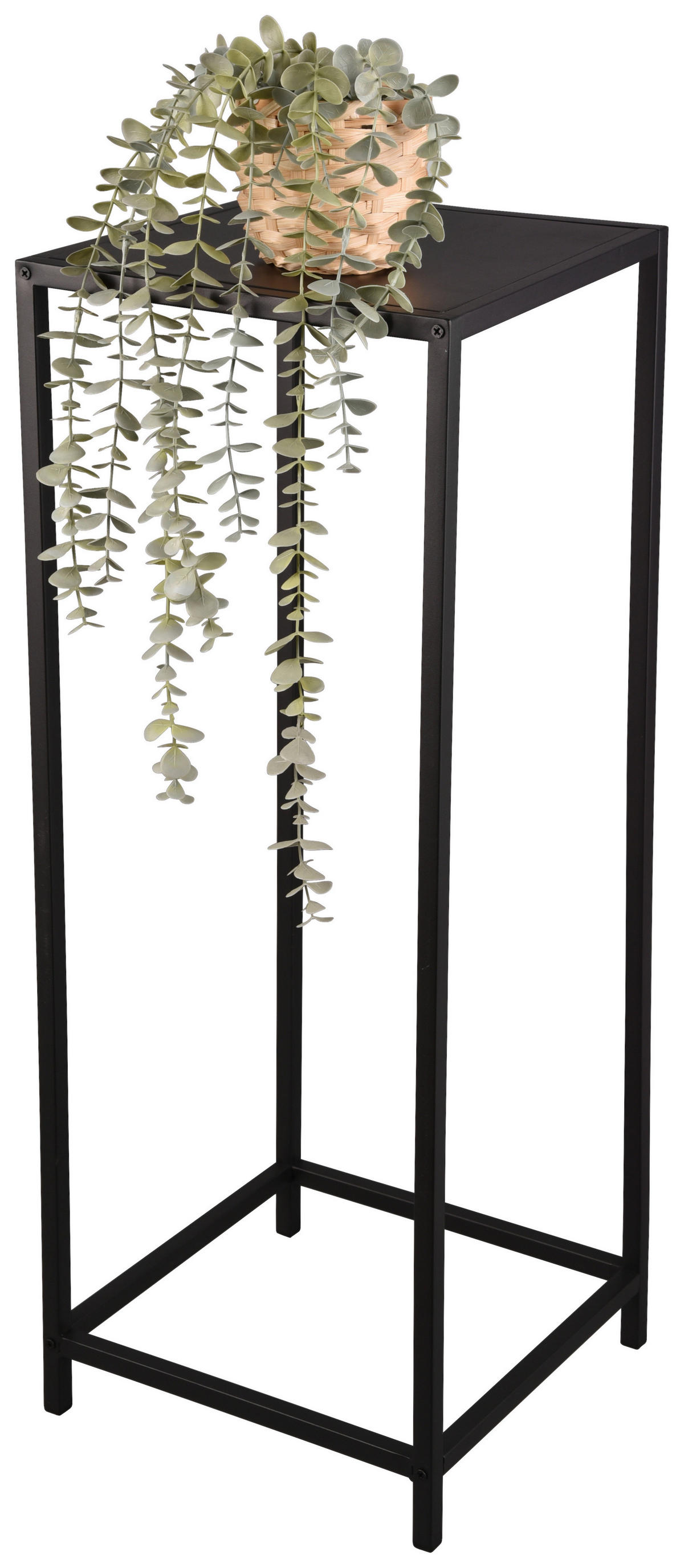 Beistelltisch Vera schwarz lackiert Metall B/H/T: ca. 31x80x31 cm Vera - schwarz (31,00/80,00/31,00cm)