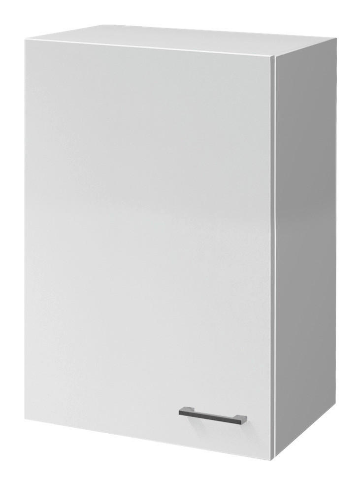 Flex-Well Hängeschrank Lucca weiß matt B/H/T: ca. 60x89x32 cm Lucca - weiß/Alu (60,00/89,00/32,00cm) - Flex-Well