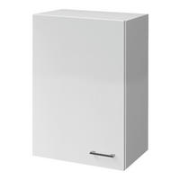 Flex-Well Hängeschrank Lucca weiß matt B/H/T: ca. 60x89x32 cm Lucca - weiß/Alu (60,00/89,00/32,00cm) - Flex-Well