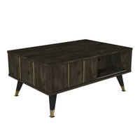 Couchtisch Nero Rebab braun dunkelgrau B/H/T: ca. 90x40x60 cm Nero - dunkelgrau/Rebab braun (90,00/40,00/60,00cm) - moebel17