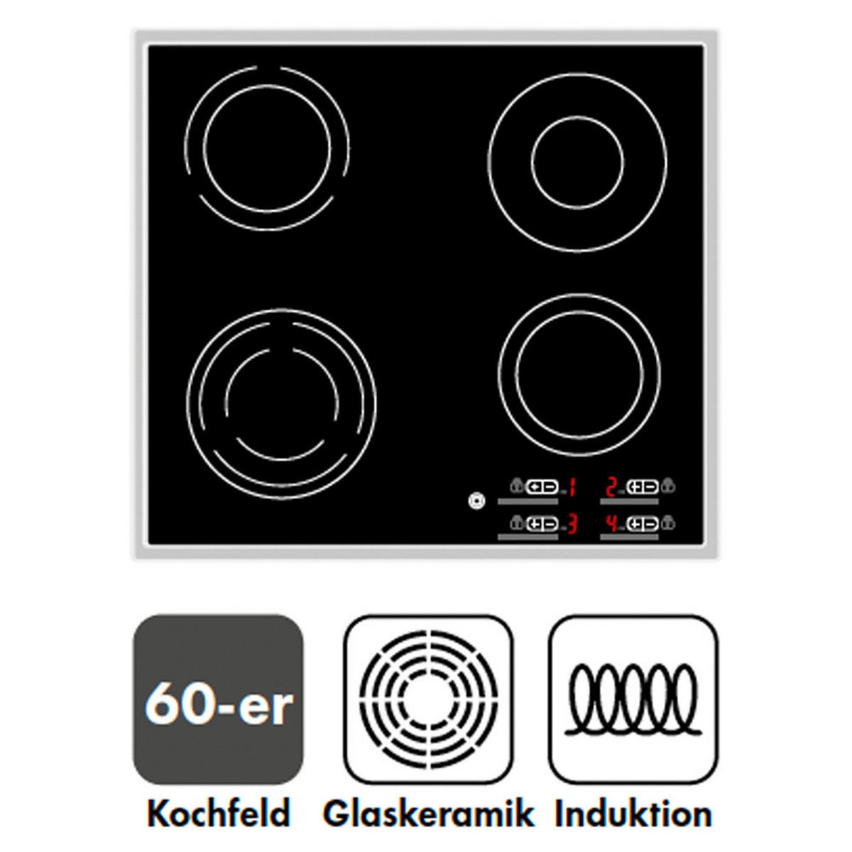 Kesper Glasschneideplatte Multi-Glasschneideplatte Schiefer - (56,00/50,00/1,40cm) - Kesper