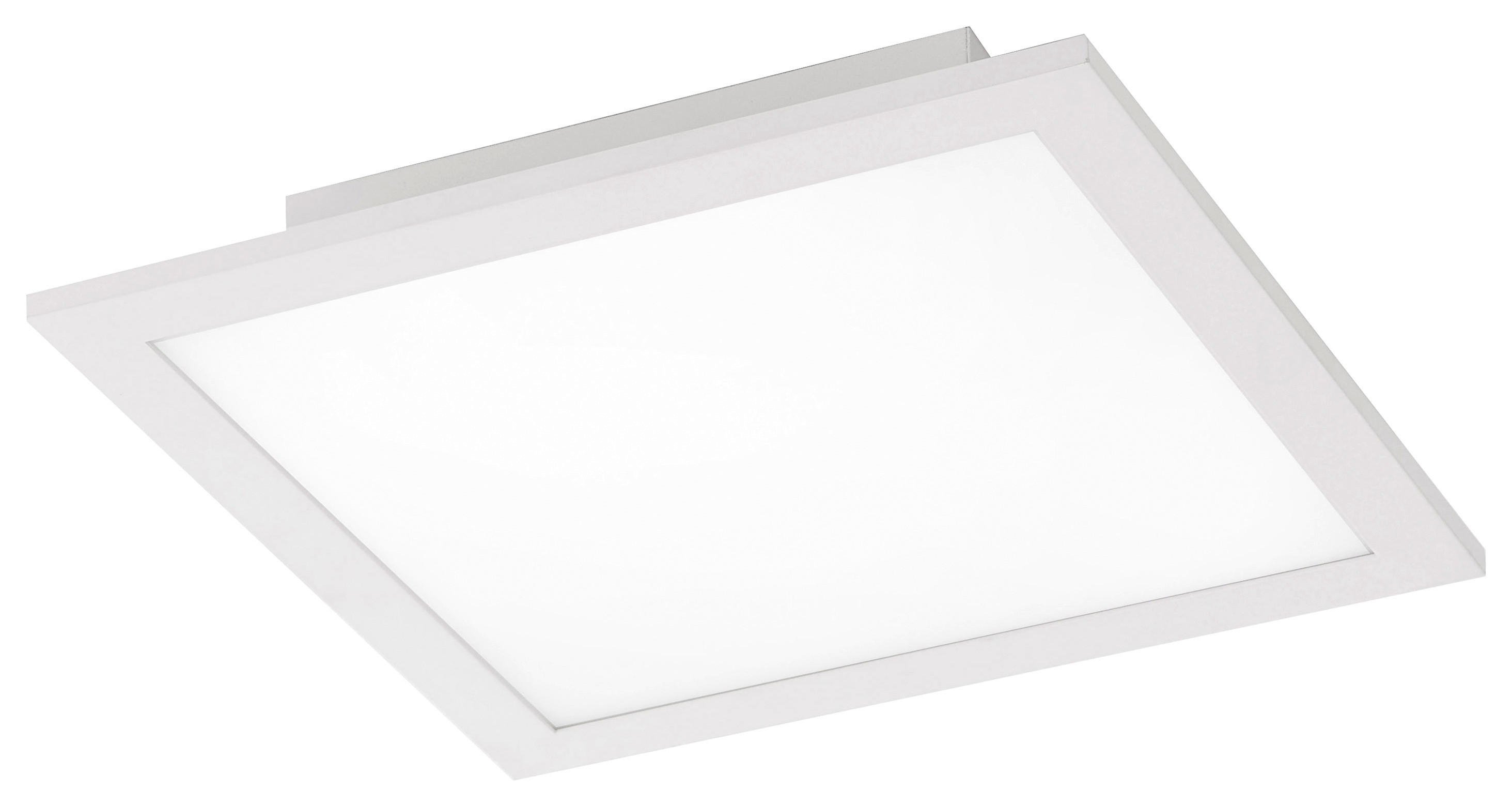 Just Light LED-Deckenpanel FLAT 14530-16 weiß Metall Kunststoff B/H/T: ca. 30x5,6x30 cm 1 Brennstellen