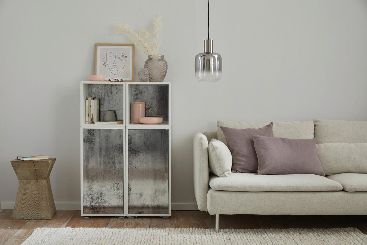 d-c-fix Klebefolie Metallic anthrazit Vintage B/L: ca. 45x150 cm Klebefolie_d-c-fix_F3470034 - anthrazit (45,00/150,00cm) - d-c-fix