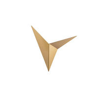 Opviq Wandleuchte gold Metall B/H/L: ca. 5x34x34 cm G9 1 Brennstellen Kus-Nuw - gold (34,00/5,00/34,00cm) - Opviq