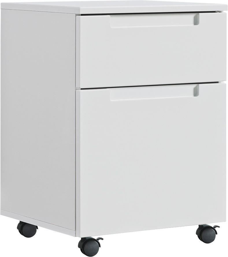 Rollcontainer Mailand weiß B/H/T: ca. 42x60x42 cm Mailand - weiß (42,00/60,00/42,00cm)