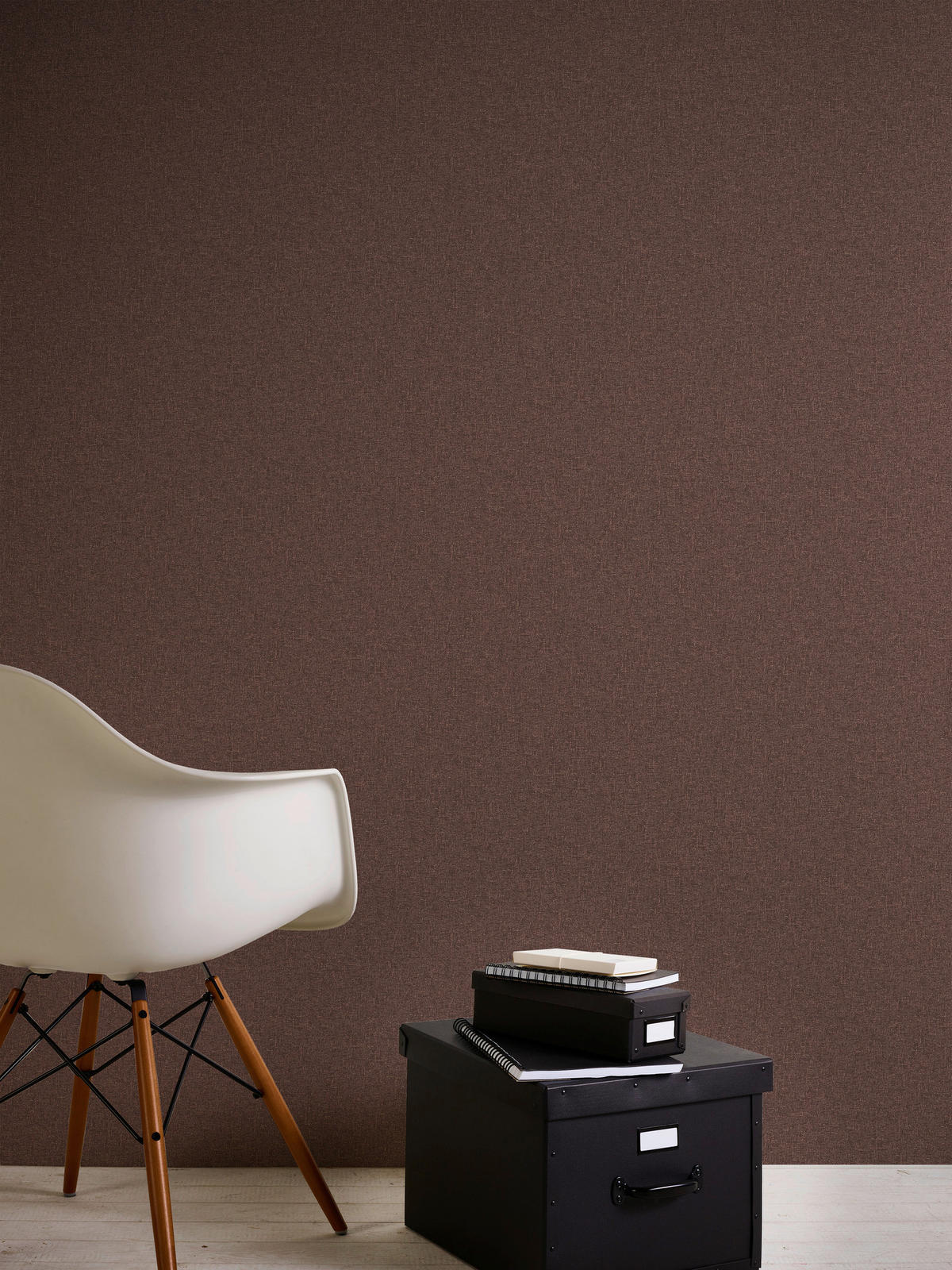 A.S.Creation Vliestapete New Elegance Uni braun B/L: ca. 53x1005 cm New Elegance - braun (53,00/1005,00cm) - A.S.Creation