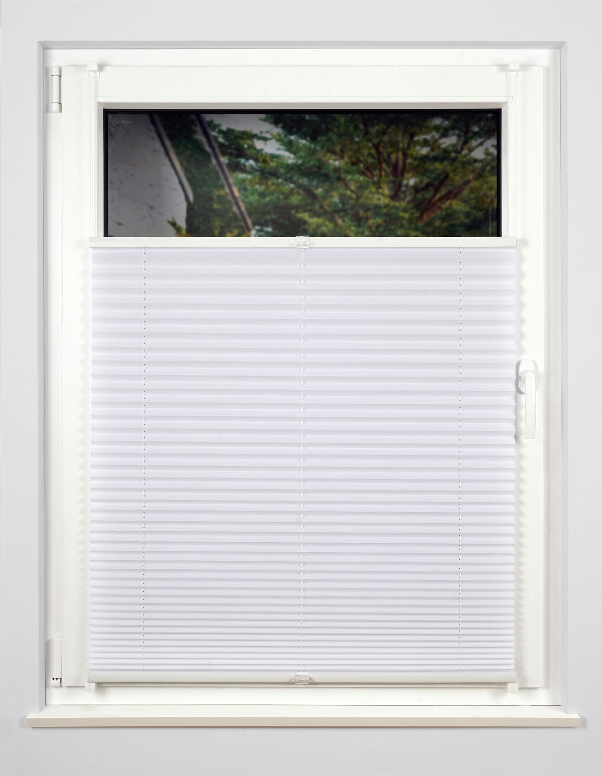 Hochwertiges Klemmplissee weiß B/L: ca. 65x130 cm Hochwertiges_Klemmplissee_Free - weiß (65,00/130,00cm)