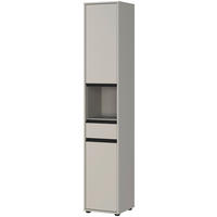 Hochschrank 2203-186 steingrau B/H/T: ca. 33x181x34 cm 2203-186 - steingrau (33,00/181,00/34,00cm) - Germania