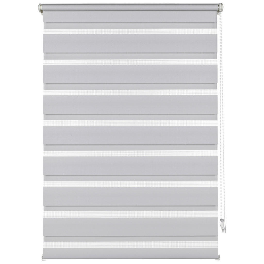 Thumbnail - Boviva Doppelrollo hellgrau B/L: ca. 142x200 cm