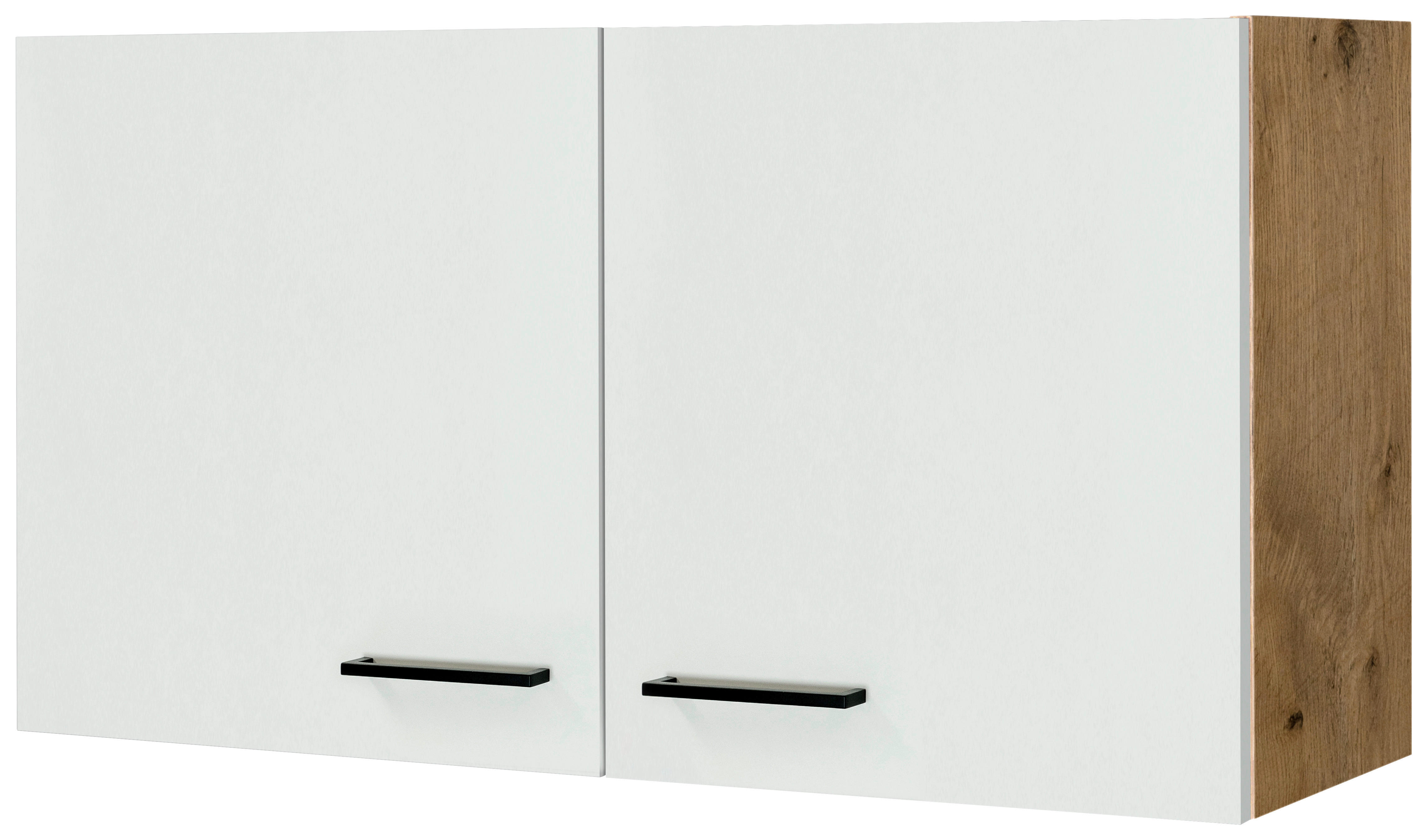 Hängeschrank Avila Magnolie matt B/H/T: ca. 100x54,8x32 cm Avila - schwarz/Oak (100,00/54,80/32,00cm) - Flex-Well