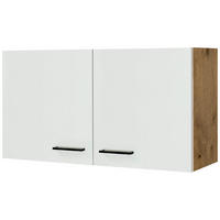 Hängeschrank Avila Magnolie matt B/H/T: ca. 100x54,8x32 cm Avila - schwarz/Oak (100,00/54,80/32,00cm) - Flex-Well