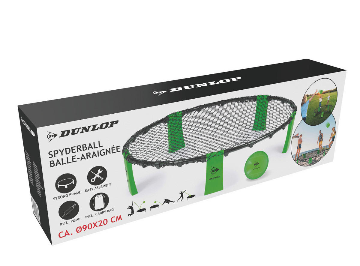 Dunlop Spyderball Set grün B/H/L: ca. 90x20x90 cm Spyderballset_4tlg. - grün (90,00/90,00/20,00cm) - Dunlop
