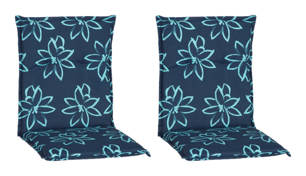 Beo Saumauflage für Niederlehner Bunde hellblau Polyester-Mischgewebe B/H/L: ca. 50x6x101 cm 2er Set Bunde - hellblau/dunkelblau (101,00/50,00/6,00cm) - Beo
