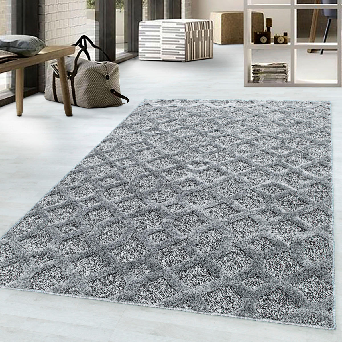 Ayyildiz Teppich PISA grau B/L: ca. 160x230 cm PISA - grau (160,00/230,00cm) - Ayyildiz