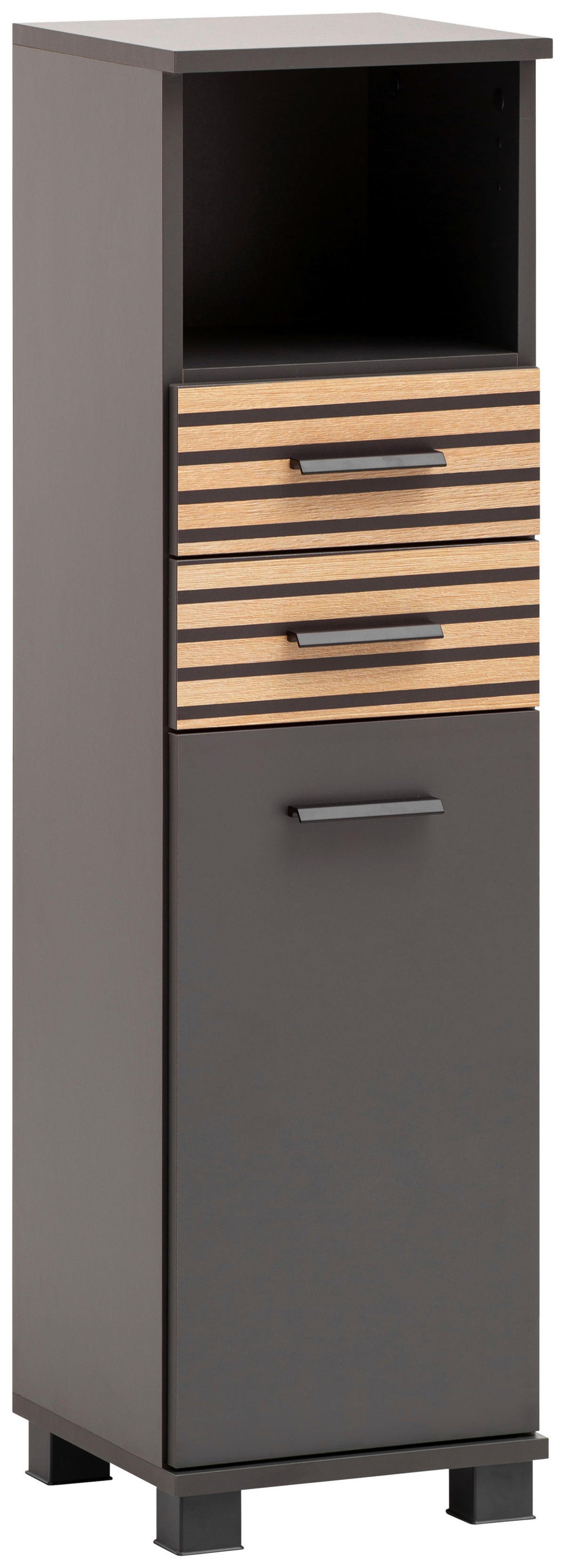 Highboard Katta anthrazit B/H/T: ca. 30,3x110,5x32,6 cm Katta - anthrazit (30,30/110,50/32,60cm) - Schildmeyer