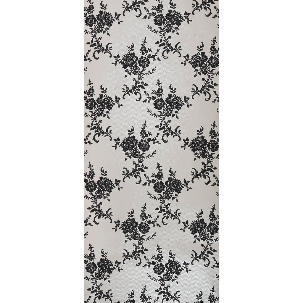 Thumbnail - Vinyltapete Blumenranke weiß B/L: ca. 53x1005 cm