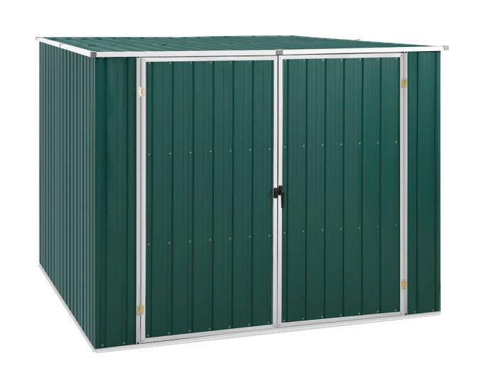 VidaXL Gerätehaus grün B/H: ca. 195x159 cm Gerätehaus - grün (195,00/159,00cm) - VidaXL