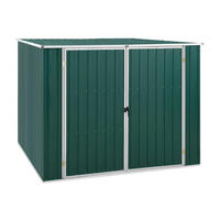 VidaXL Gerätehaus grün B/H: ca. 195x159 cm Gerätehaus - grün (195,00/159,00cm) - VidaXL
