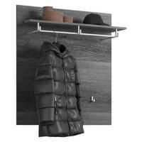 Garderobenpaneel SCOUT Rauchsilber Nachbildung B/H/T: ca. 90x98x27 cm SCOUT - (90,00/98,00/27,00cm) - xonox.home