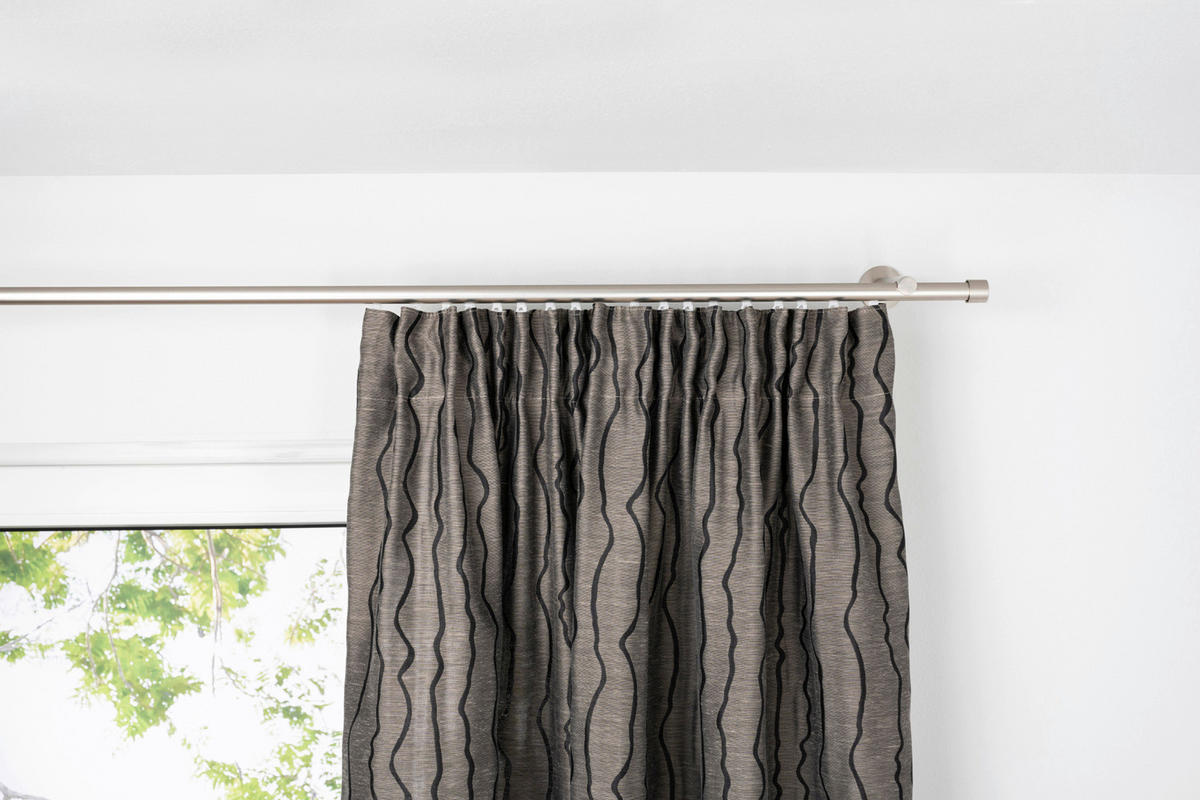 Kombivorhang 2er Pack Stream taupe B/L: ca. 135x300 cm Stream - taupe (135,00/300,00cm)