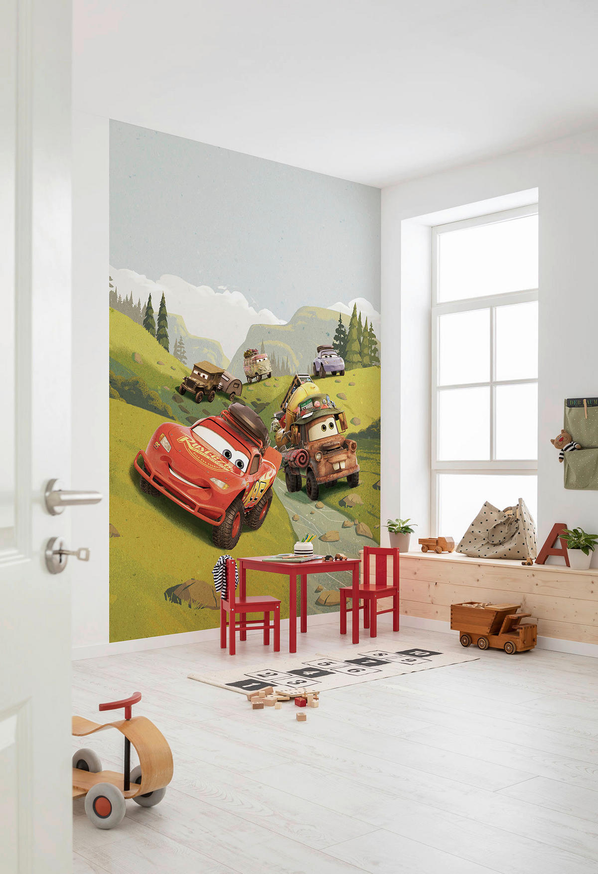 Komar Fototapete Cars Camping IADX4-034 multicolor B/H: ca. 200x280 cm Cars Camping IADX4-034 - multicolor (200,00/280,00cm) - Komar