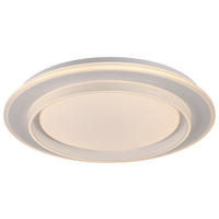Just Light LED-Deckenleuchte weiß B/H/L: ca. 40x6x40 cm LED-Deckenleuchte_Lago - weiß (40,00/40,00/6,00cm) - Just Light
