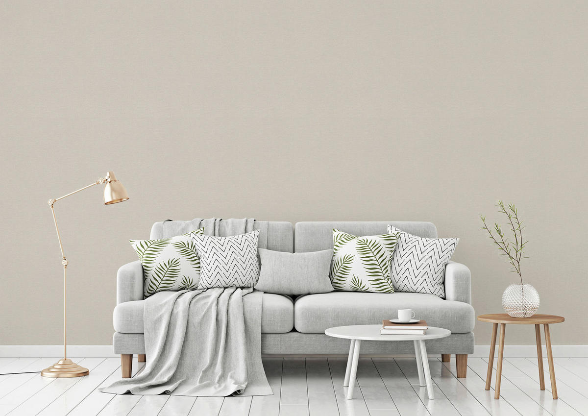 Vliestapete Uni beige B/L: ca. 53x1005 cm Vliestapete_30688-6 VW16 - beige (53,00/1005,00cm)