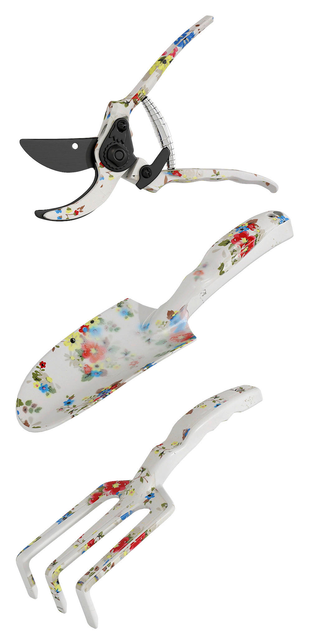 Outsunny Gartenwerkzeug-Set mehrfarbig Metall B/H/L: ca. 7x3x26,5 cm Gartenwerkzeug-Set - mehrfarbig (26,50/7,00/3,00cm) - Outsunny