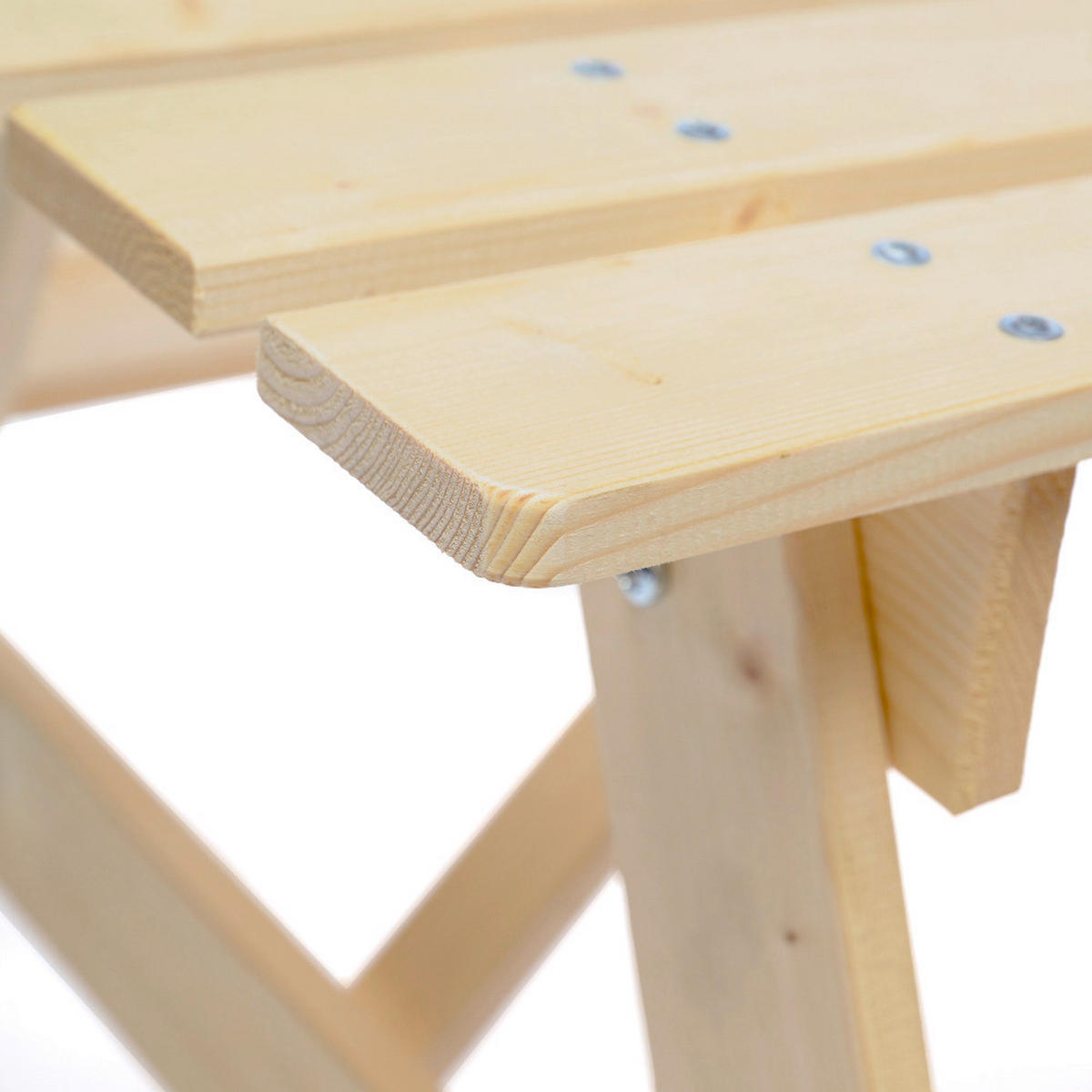 Timbela Kindersitzgarnitur M018 natur Holz B/H/L: ca. 90x50x90 cm M018 - natur (90,00/90,00/50,00cm) - Timbela
