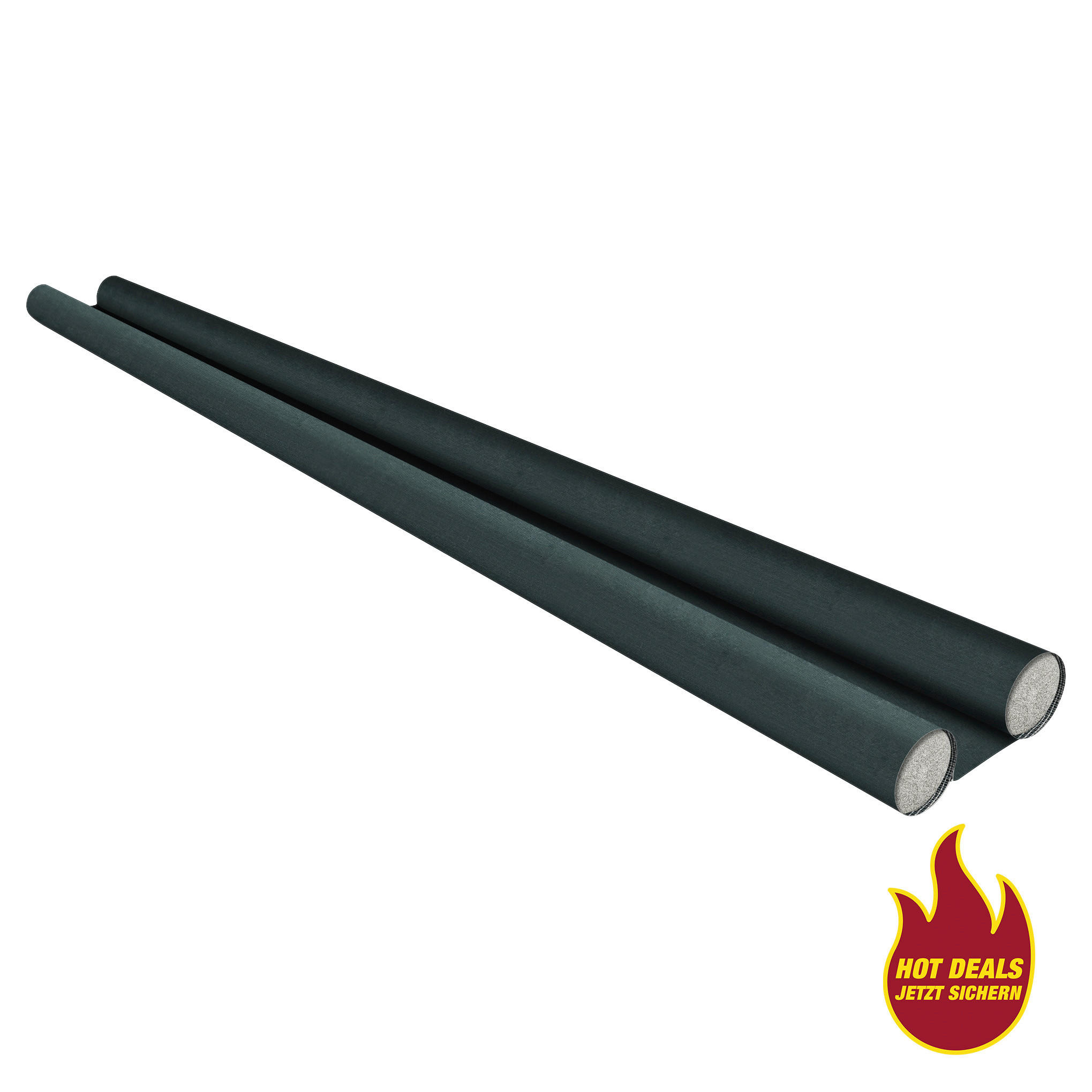 Doppeltürdichtung anthrazit B/L: ca. 3x95 cm Zugluftstopper anthrazit - anthrazit (3,00/95,00cm)