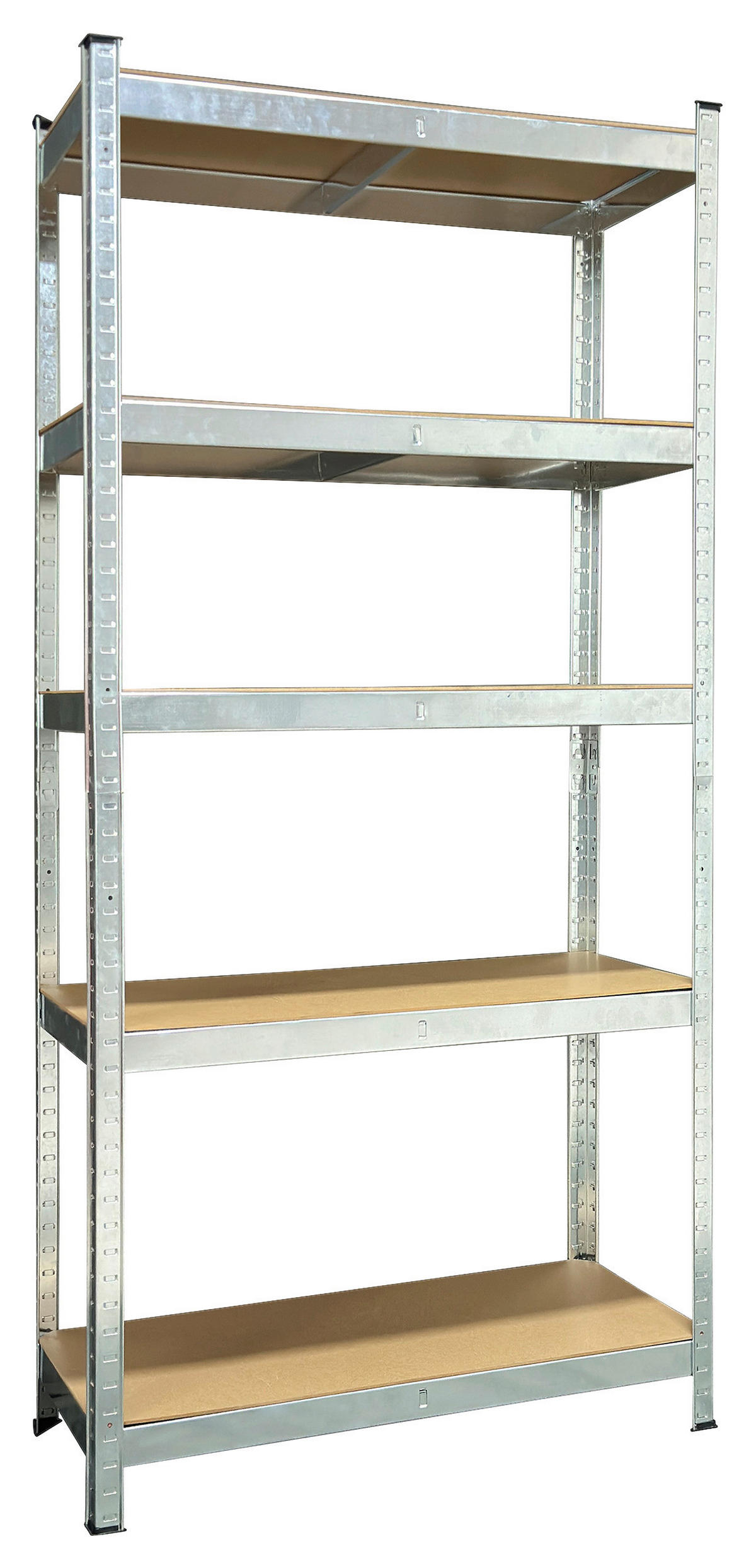 Schwerlaststeckregal verzinkt B/H/T: ca. 90x200x60 cm Schwerlaststeckregal 200x90x60cm V - verzinkt (90,00/200,00/60,00cm)