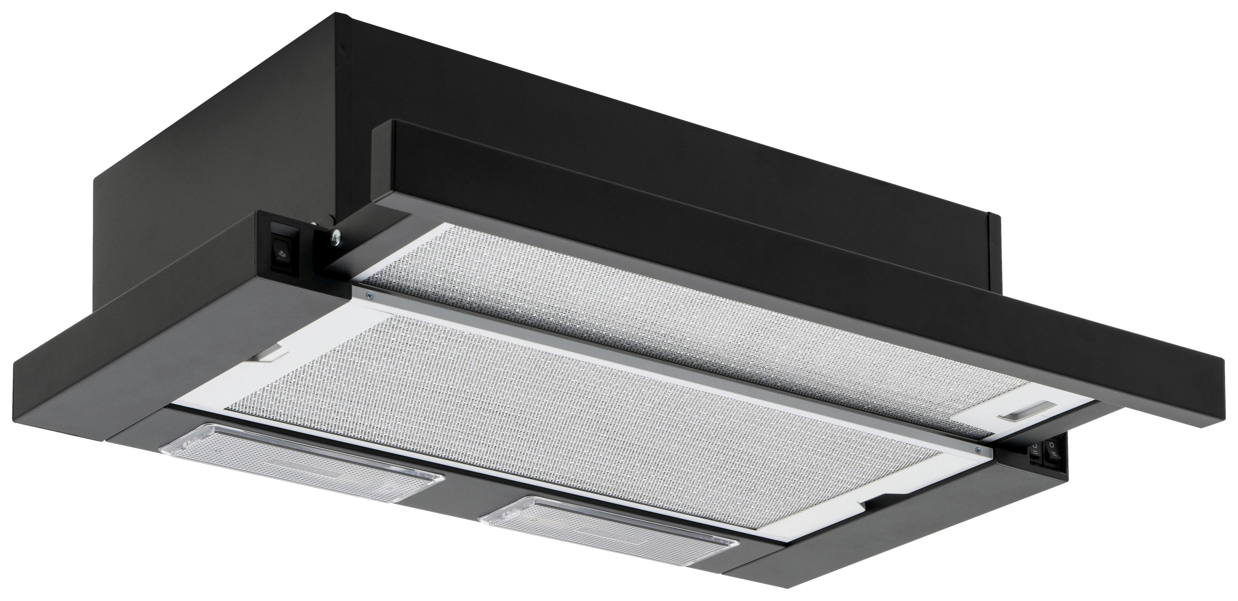Amica Dunstabzugshaube FH 664 620 S schwarz Metall B/H/T: ca. 60x17,4x31 cm FH 664 620 S - schwarz (60,00/17,40/31,00cm) - Amica