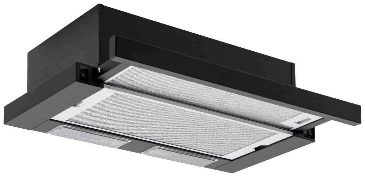 Amica Dunstabzugshaube FH 664 620 S schwarz Metall B/H/T: ca. 60x17,4x31 cm FH 664 620 S - schwarz (60,00/17,40/31,00cm) - Amica